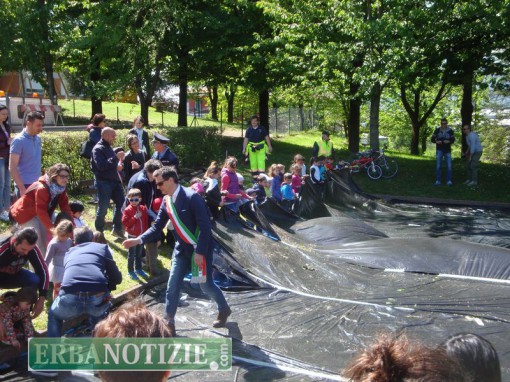 La nuova pista del Parco Arcobaleno di Garbagnate Rota