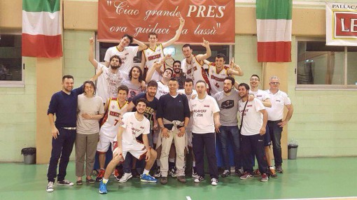 Basket_Le Bocce_festa promozione in C