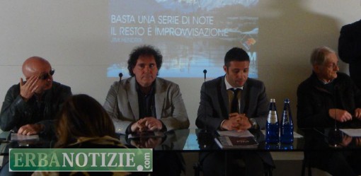 Da sinistra, Massimo Gasperini, Piero Chianura, Verdiano Vera, l'assessore Franco Brusadelli