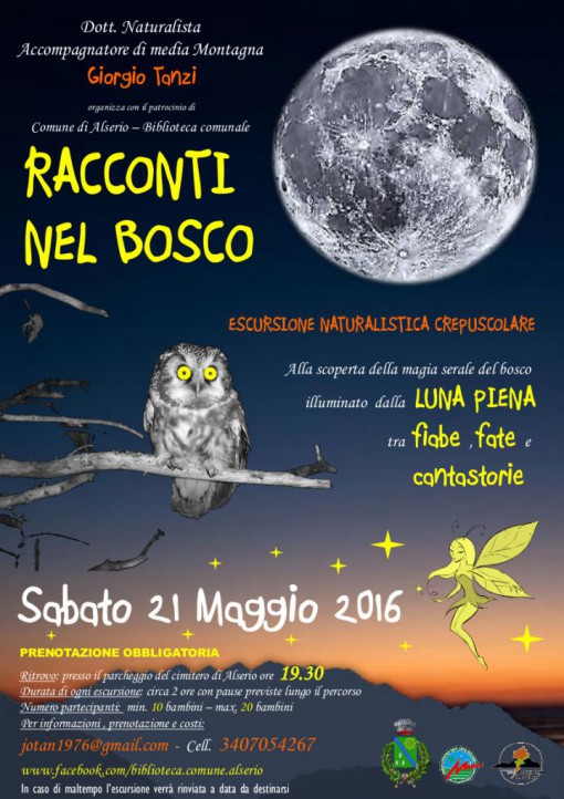 Escursione Alserio Maggio 2016 luna piena