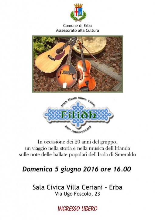 Filidh Irish Music 20th Anniversary_5.6.2016