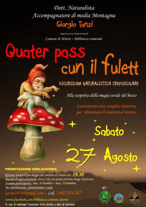 Escursione Alserio Agosto 2016 Quater pass