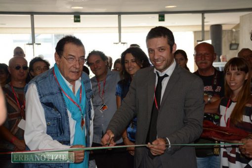 Jocelyn Hattab e Verdiano Vera, direttore di FIM, inaugurano la fiera