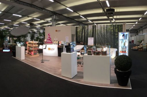 Lo stand del Centro Estetico Kilili presente con tante novità di salute e benessere