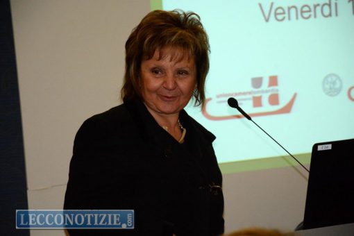 Il sindaco di Erba, Marcella Tili