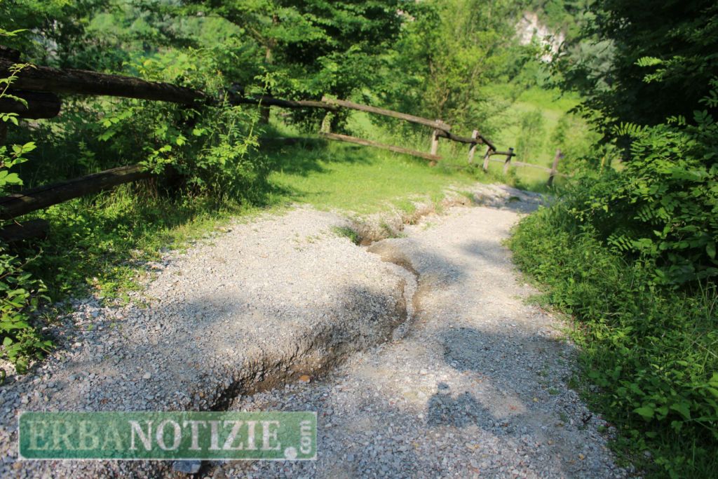 di un percorso riservato alle biciclette