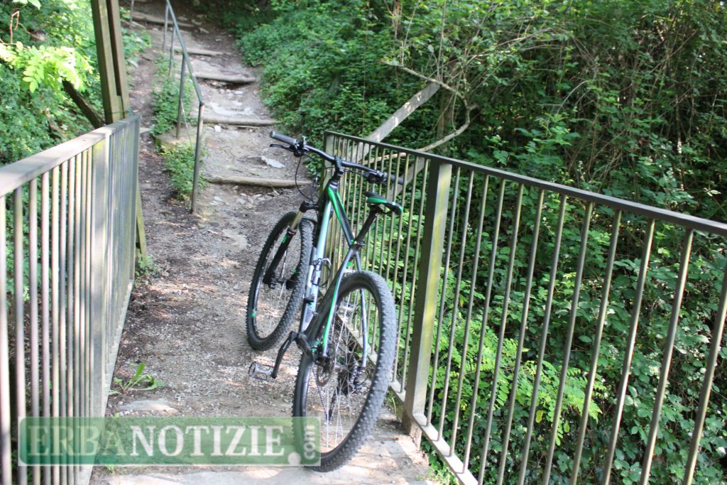 di un percorso riservato alle biciclette