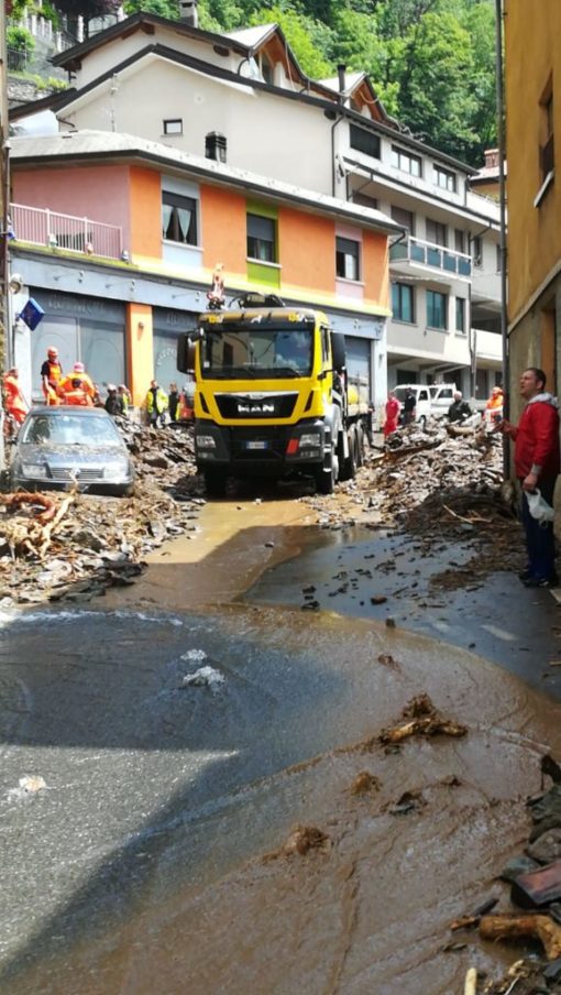 Emergenza maltempo nel lecchese, in Valsassina anche i VVF dell'erbese | Erbanotizie