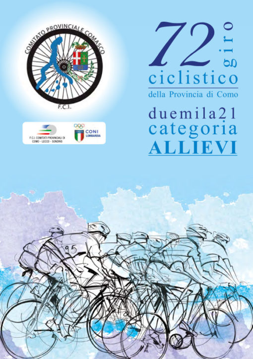 giro ciclistico provincia di Como locandina