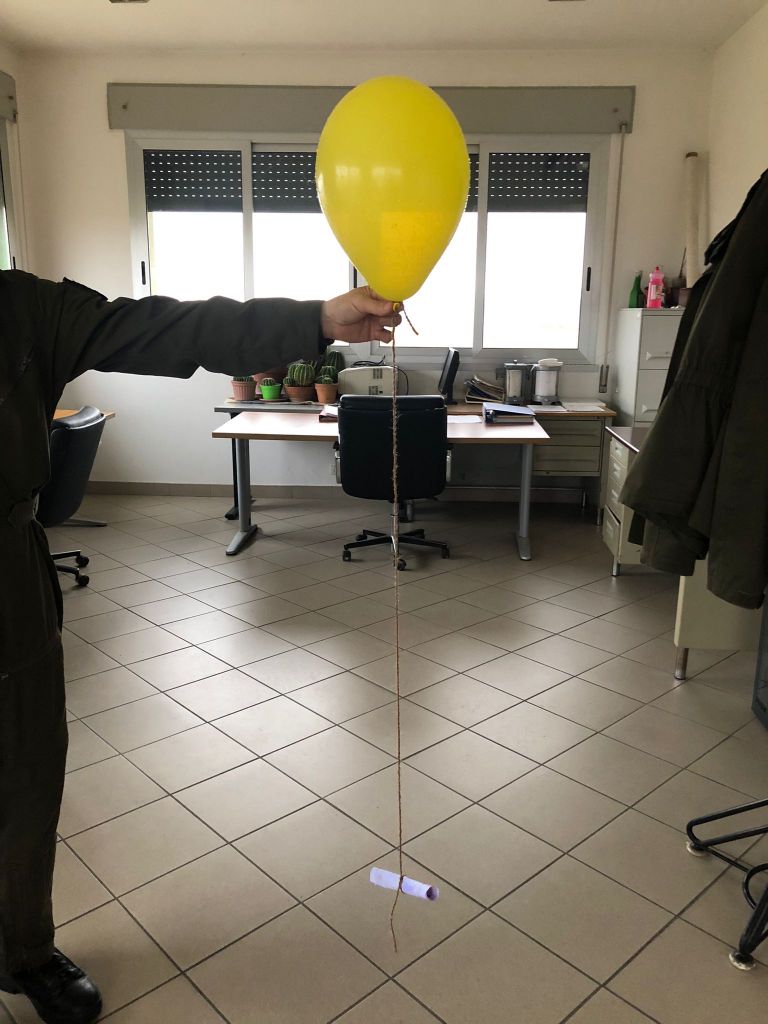 Il palloncino ritrovato dal signor Carlo 