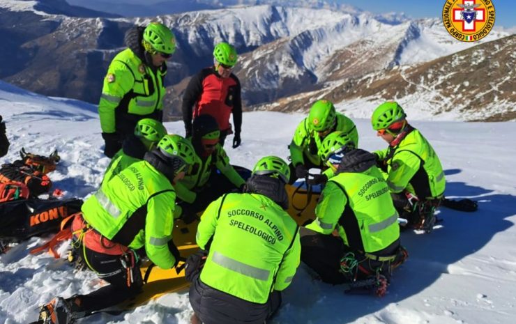 Soccorso Alpino esercitazione