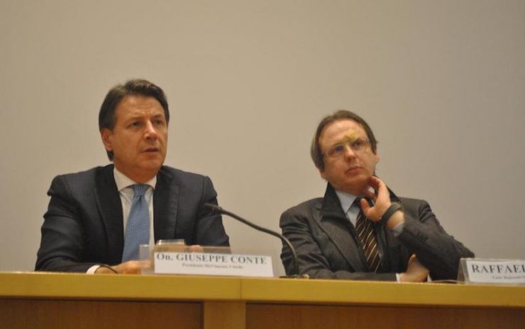 Giuseppe Conte e Raffaele Erba