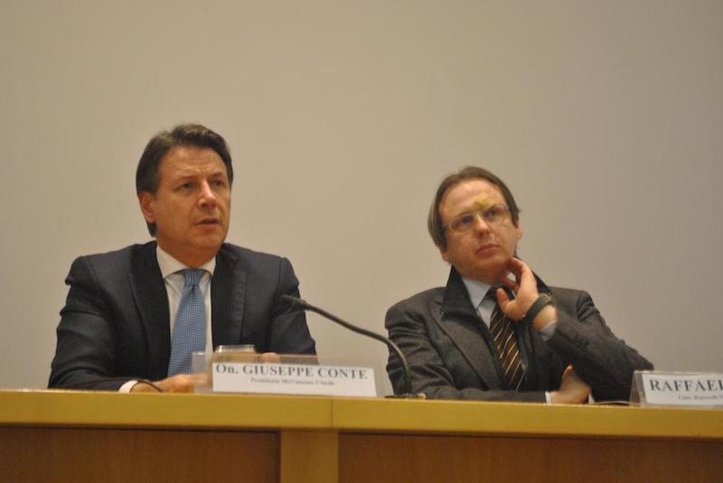 Giuseppe Conte e Raffaele Erba