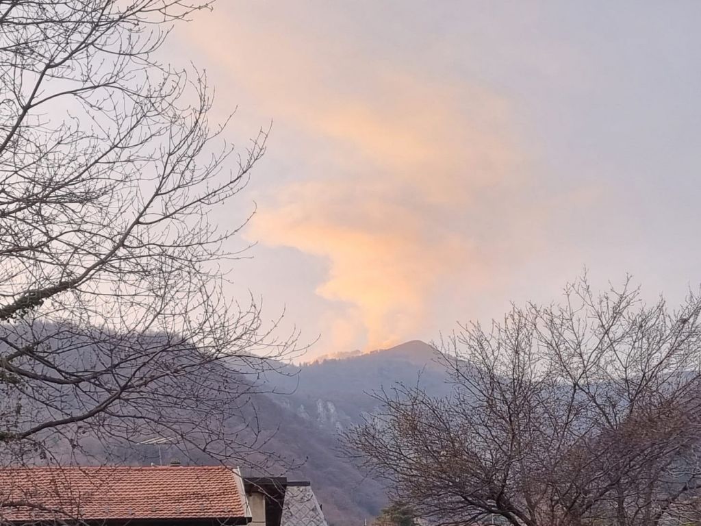Monte Bolletto Incendio