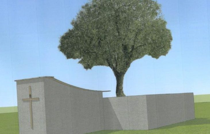 giardino rimembranze alzate cimitero render