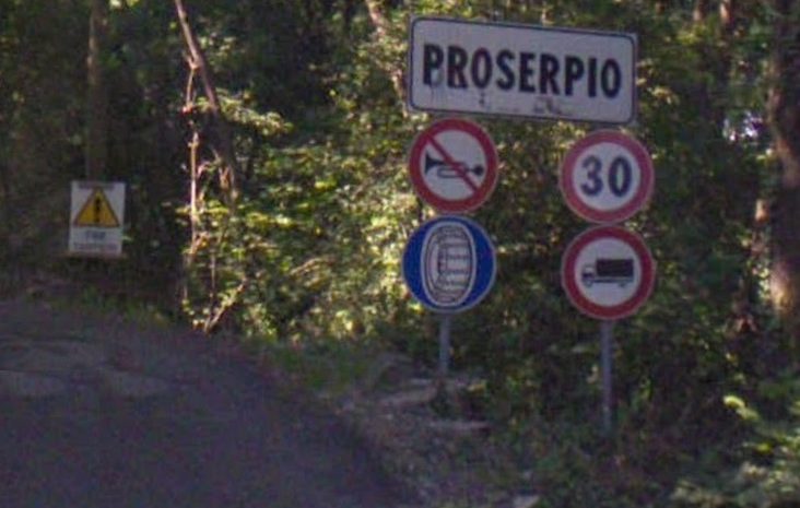 Cartello Proserpio
