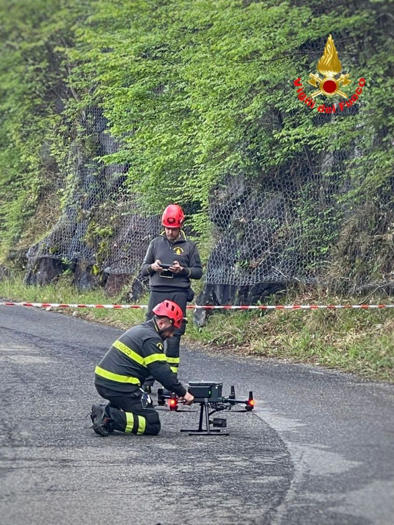 Vogili del Fuoco drone