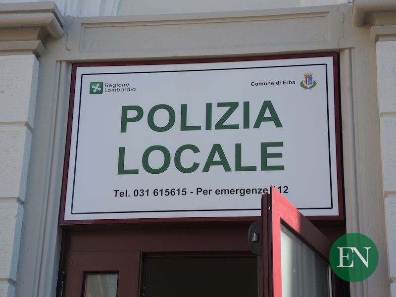 inaugurazione ufficio polizia locale erba stazione