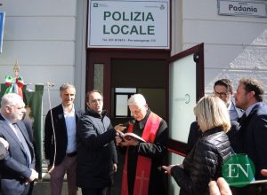 inaugurazione ufficio polizia locale erba stazione