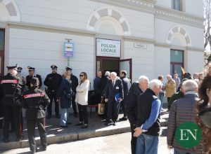 inaugurazione ufficio polizia locale erba stazione