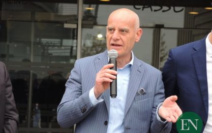 Il sindaco di Erba Mauro Caprani
