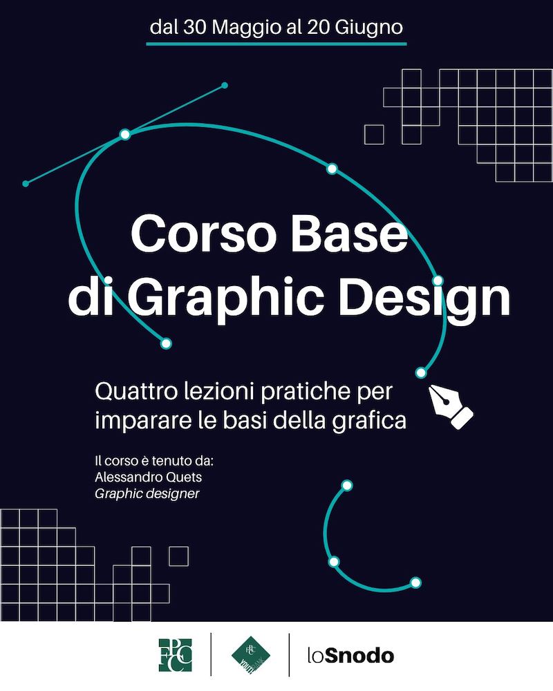 corso base graphic design lo snodo