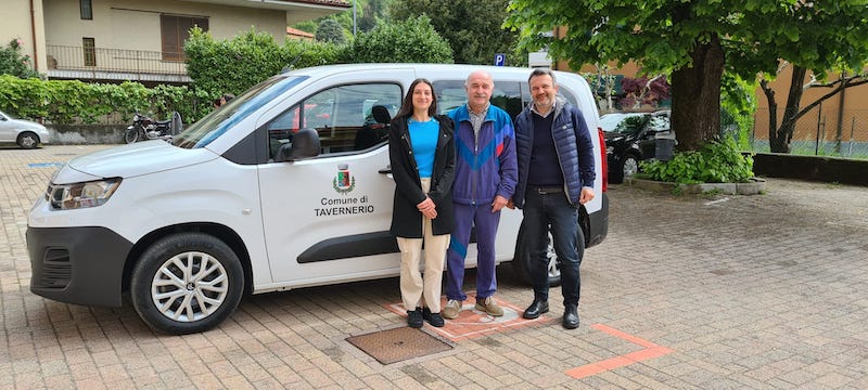 furgone elettrico servizi sociali comune