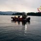 house boat ribaltata lago maggiore
