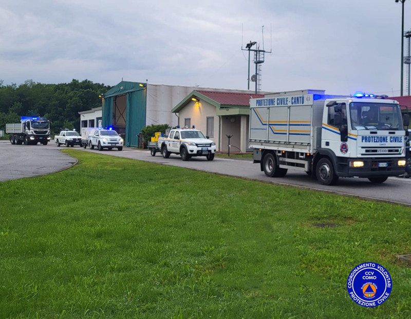 Protezione Civile Como Erba colonna mobile