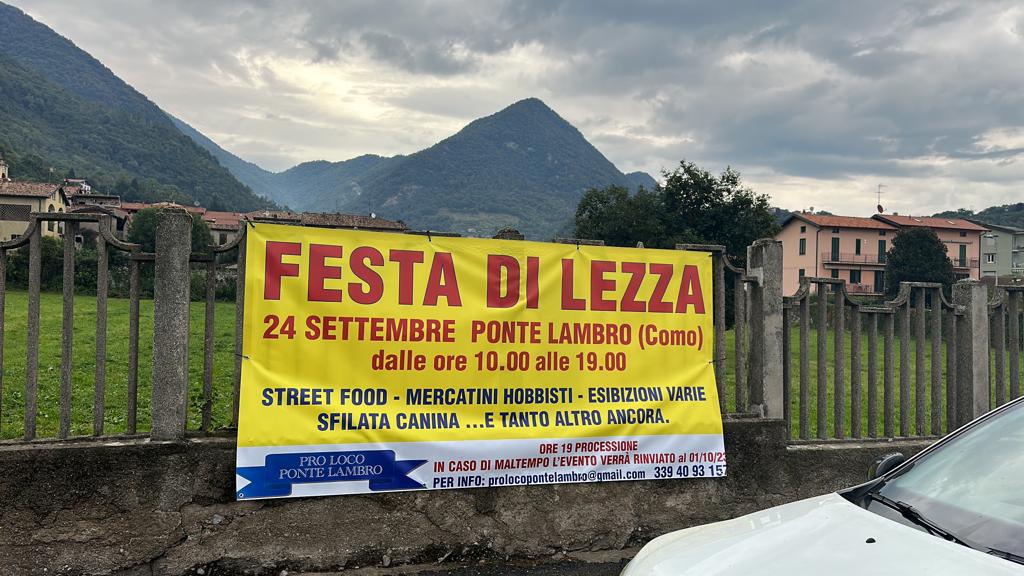 festa di lezza striscione