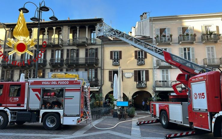 incendio como piazza duomo