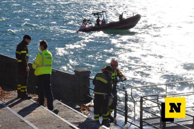 ragazzino caduto nel lago lecco