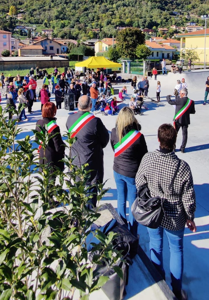 inaugurazione skate park ponte lambro