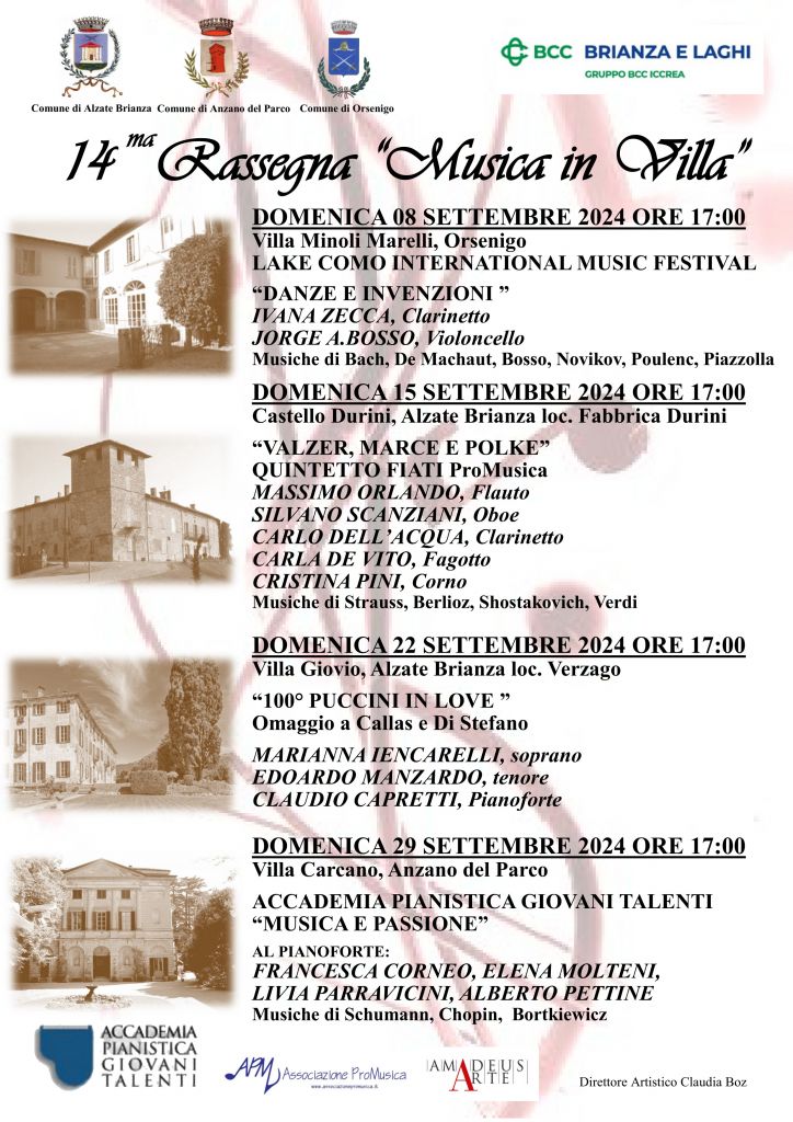 Musica in villa 2024