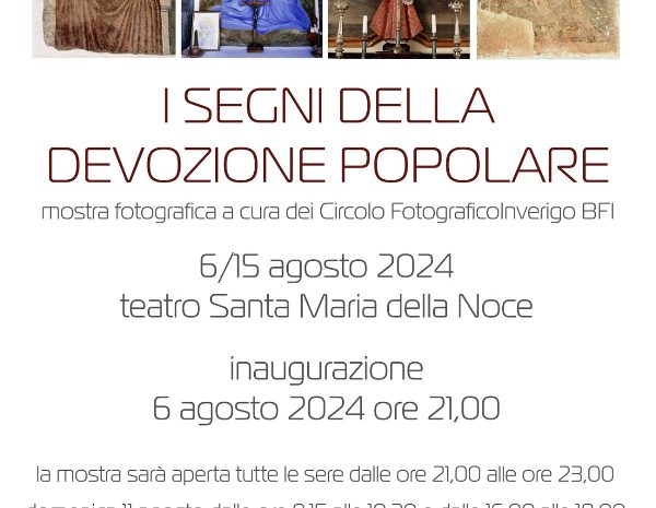 Mostra: "I segni della devozione popolare" - Inverigo
