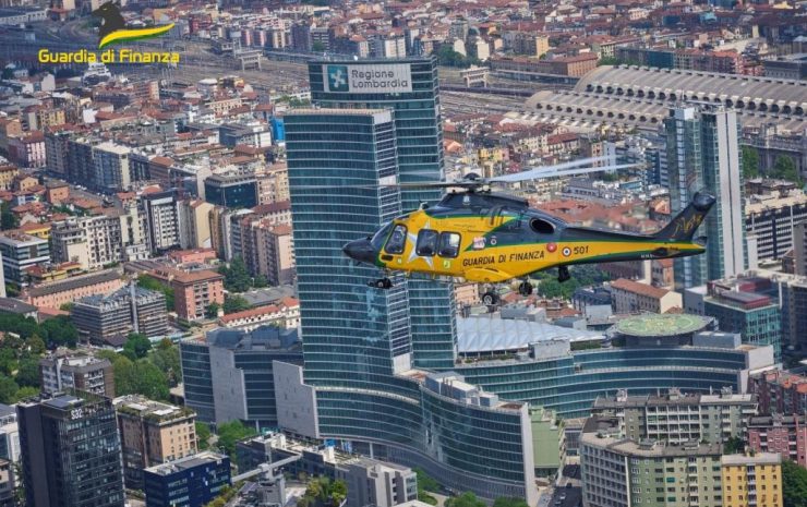 finanza controllo territorio elicottero regione pirellone