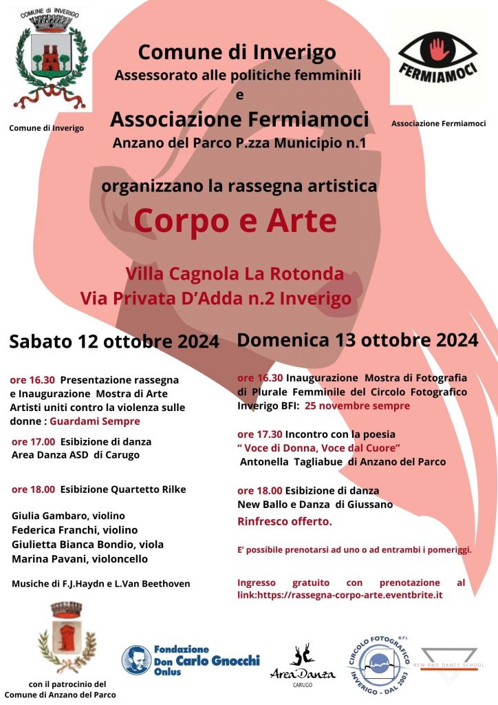 Corpo e Arte, rassegna Inverigo