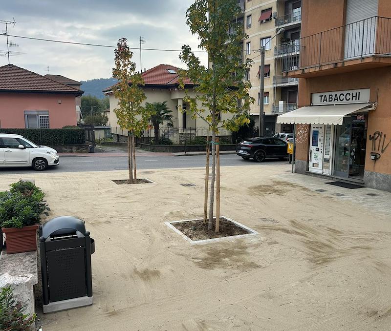 tavernerio lavori piazzetta