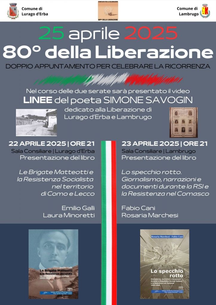 Locandina 80° Liberazione, Lurago e Lambrugo