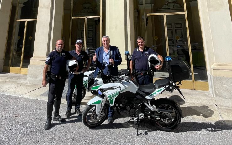  Fiorenzo Bongiasca, nuove moto alla polizia provinciale di Como