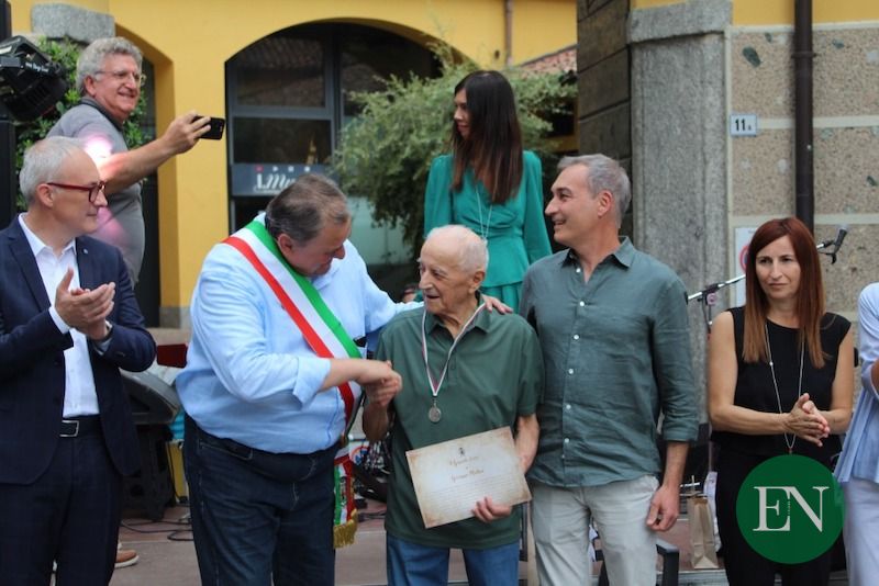 Il sindaco Francesco Vincezi, Giuseppe Molteni e consigliere Andrea Porro