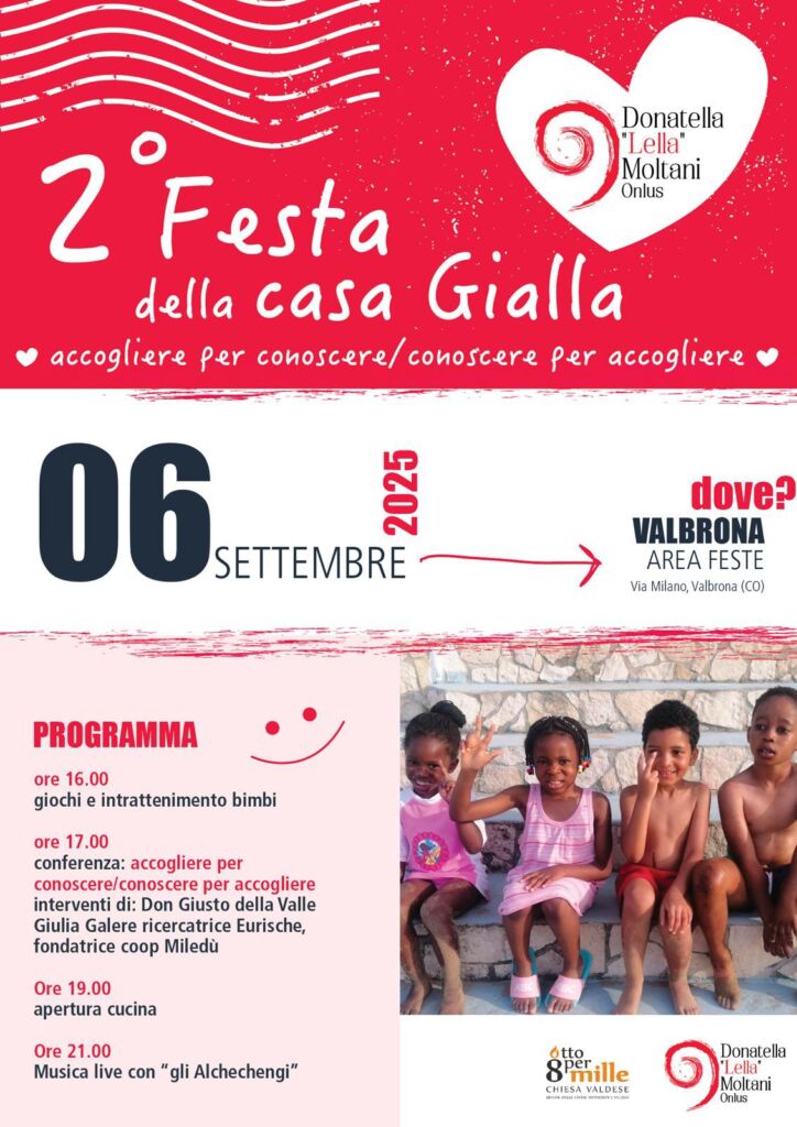 2° festa Casa Gialla, locandina 2025