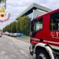I mezzi di soccorso sul posto