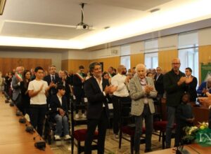 Consegna Eufemino d'Oro a Marcella Tili