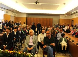 Consegna Eufemino d'Oro a Marcella Tili
