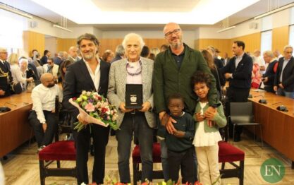 Consegna Eufemino d'Oro a Marcella Tili