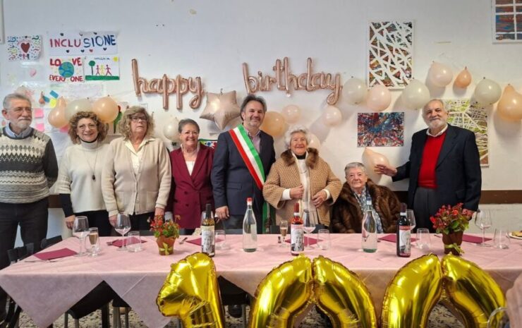Grande festa a Tavernerio per i 100 anni di Nunzia de Marco
