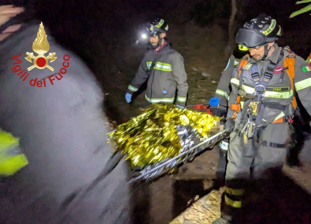 Vigili del fuoco - intervento ragazza dispersa