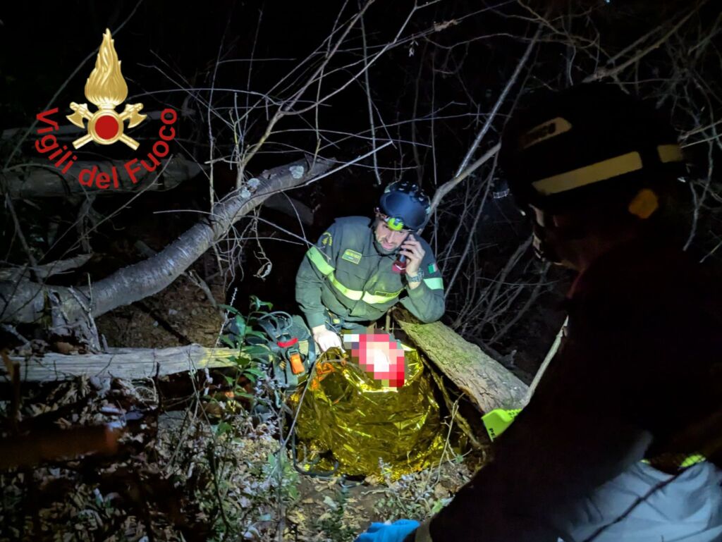 Vigili del fuoco - intervento ragazza dispersa