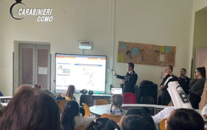 carabinieri studenti erba